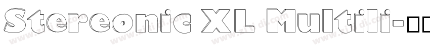 Stereonic XL Multili字体转换